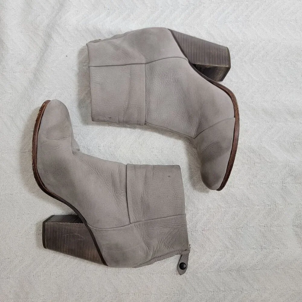 Rag & Bone Classic Newbury Granite Ankle Boot‎ Nubuck Women's Size EU 41 US 10.5
